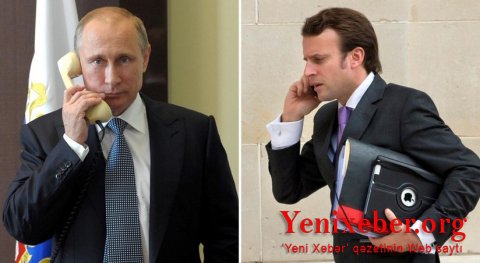 Putin Makronla telefonla danışıb-