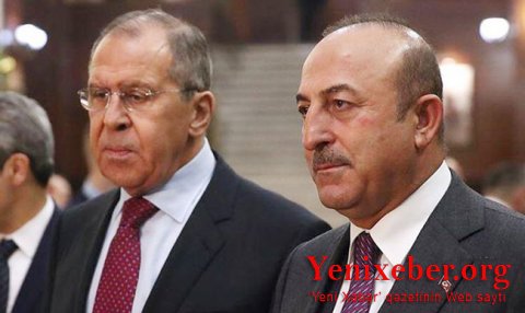 Çavuşoğlu ilə Lavrov arasında telefon danışığı olub-