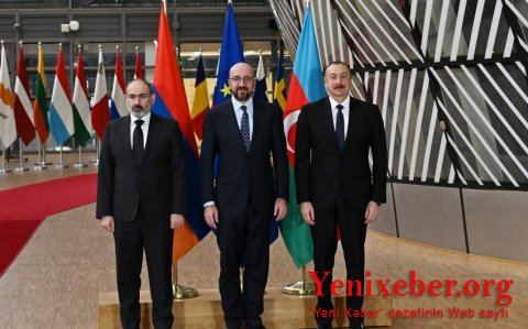 İlham Əliyevin Aİ Şurasının Prezidenti və Ermənistanın baş naziri ilə görüşü başlayıb-