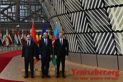 İlham Əliyevin Aİ Şurasının Prezidenti və Ermənistanın baş naziri ilə görüşü davam edir-