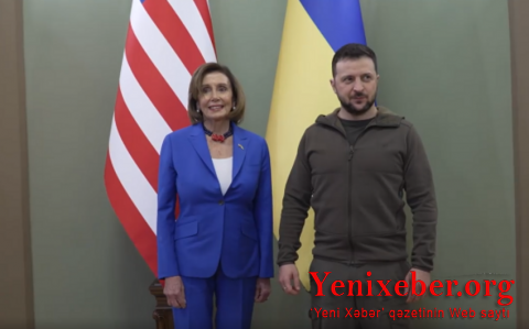 Nensi Pelosi Kiyevdədir - 