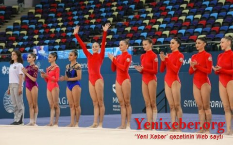 Azərbaycanın bədii gimnastları İslamiada öncəsi yoxlama məşqi keçirib