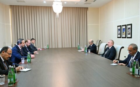 Prezident İlham Əliyev Türkiyənin energetika və təbii sərvətlər nazirini qəbul edib -