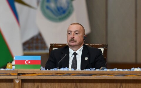 Prezident İlham Əliyev Astanada “ŞƏT plyus” formatında görüşdə çıxış edib -