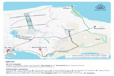 COP29 dövründə Bakı aeroportuna necə rahat çatmaq olar?