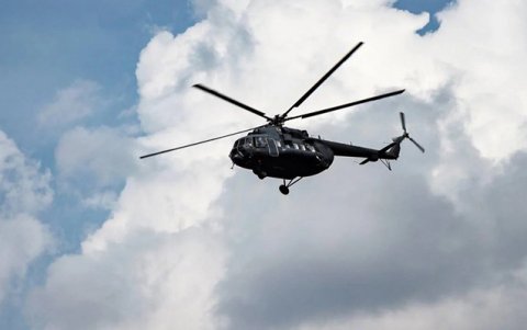 Qazaxıstan MN-in helikopteri qəza etdi -