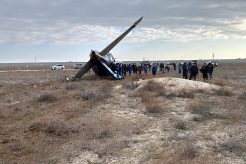 Qazaxıstanda qəzaya uğrayan təyyarədə 15 Rusiya vətəndaşı olub