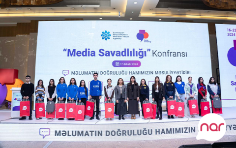 "Nar"ın tərəfdaşlığı ilə “Media Savadlılığı” Konfransı təşkil edildi