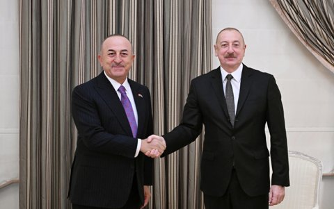 Prezident Mövlud Çavuşoğlunu qəbul etdi