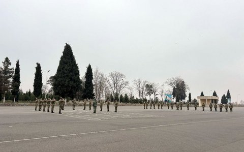 Hərbi vəzifəlilərin növbəti təlim toplanışı başlayıb