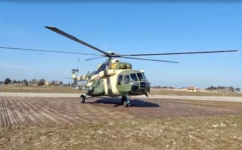 HHQ-nin helikopterləri şərti hava kəşfiyyatı aparıblar