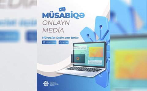 Onlayn media subyektlərinə dəstək üçün müsabiqə elan edilib