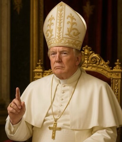Tramp Papa kimi geyinmiş şəklini paylaşdı