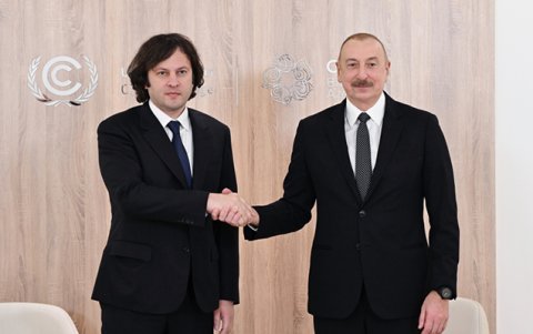 Kobaxidze İlham Əliyevə təbrik məktubu göndərdi