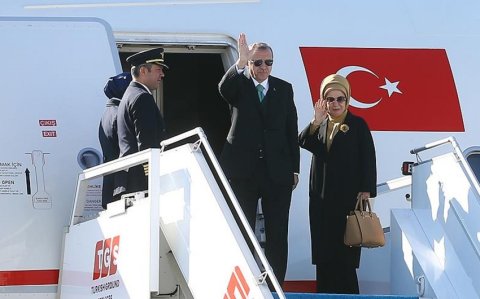 Ərdoğan Azərbaycana yola düşüb
