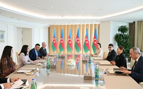 Birinci vitse-prezident Mehriban Əliyeva Mərakeşin xanım Şahzadəsi ilə görüşüb