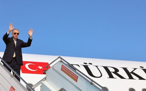 Ərdoğanın Laçında qarşılanma mərasimi olub -