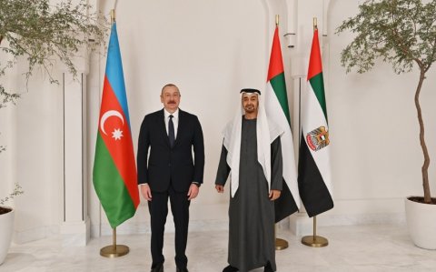 Azərbaycan lideri ilə BƏƏ Prezidenti arasında telefon danışığı olub