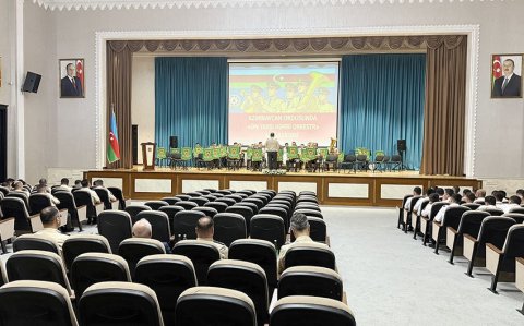 Azərbaycan Ordusunda “Ən yaxşı hərbi orkestr” müsabiqəsi keçirilib