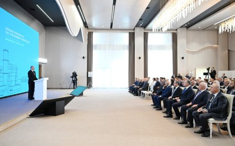 İlham Əliyev Mingəçevirdə “8 Noyabr” Elektrik Stansiyasının açılışında iştirak edib -