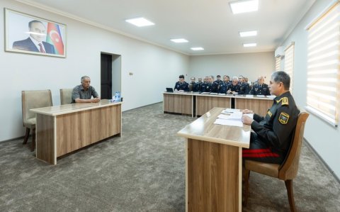 Vilayət Eyvazov Bərdədə vətəndaş qəbulu və sıra baxışı keçirib -