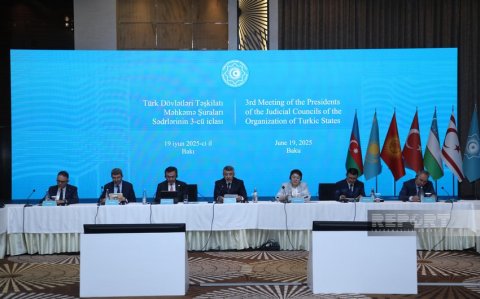 Bakıda Türk Dövlətləri Təşkilatı Məhkəmə Şuraları Sədrlərinin 3-cü iclası başlayıb