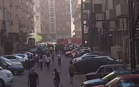 Xırdalanda DOST Mərkəzi yanır -