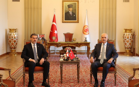 Gürcüstan prezidenti TBMM sədri ilə Cənubi Qafqazdakı vəziyyəti müzakirə edib