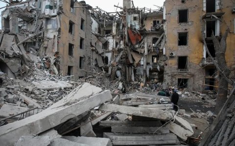 Rusiyanın Kramatorska endirdiyi zərbə nəticəsində üç nəfər ölüb, 10 nəfər yaralanıb