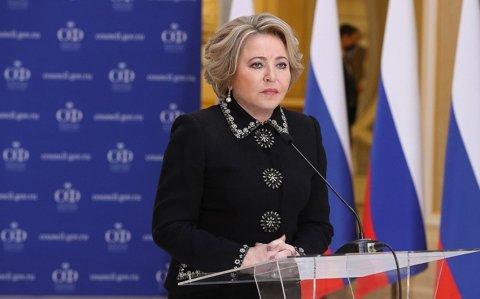 Valentina Matviyenko Mehriban Əliyevanı doğum günü münasibətilə təbrik edib
