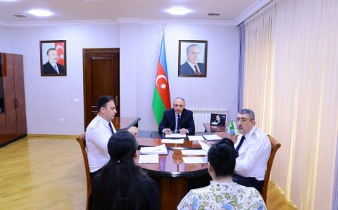 Baş prokuror paytaxtın Xətai rayonunda vətəndaşları qəbul edib