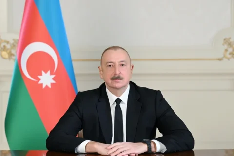İlham Əliyev MDB Dövlət Başçıları Şurasının iclasında iştirak etmək üçün Düşənbədəki "Millət" sarayına gəlib