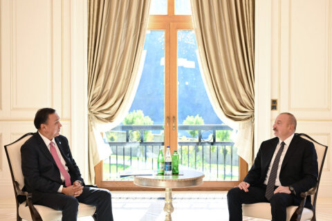 Prezident İlham Əliyev Qəbələdə TDT-nin Baş katibini qəbul edib