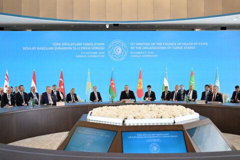 TDT Dövlət Başçıları Şurasının 12-ci Zirvə Görüşü keçirilib, Prezident çıxış edib