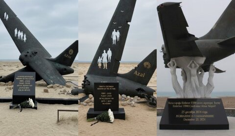 Qazaxıstanda qəzaya uğrayan təyyarəmizə abidə ucaldılacaq