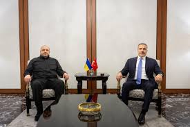 Hakan Fidan Rustem Umerovla görüşdü -