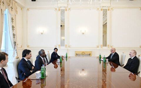 Prezident daha bir qəbul keçirdi