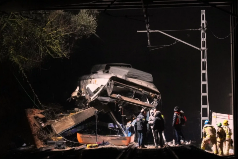 Kataloniyada qatarların hərəkəti dayandırılıb