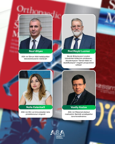 ASA əməkdaşlarının elmi məqaləsi nüfuzlu beynəlxalq jurnalda dərc edilib -