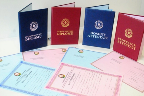 Ötən il Azərbaycanda 41 nəfərə professor elmi adı verilib