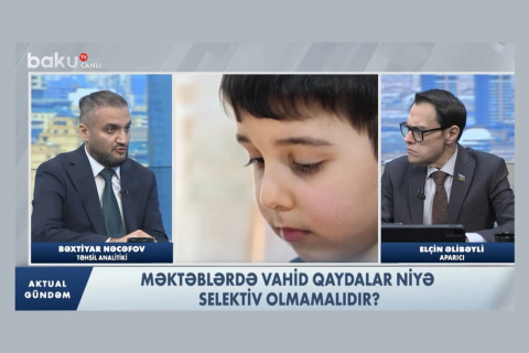 Dini dünyagörüşlər arasında fərq məktəbdə ciddi ziddiyyət yarada bilər -