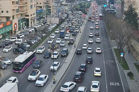 Bakıda bu yollarda sıxlıq var -
