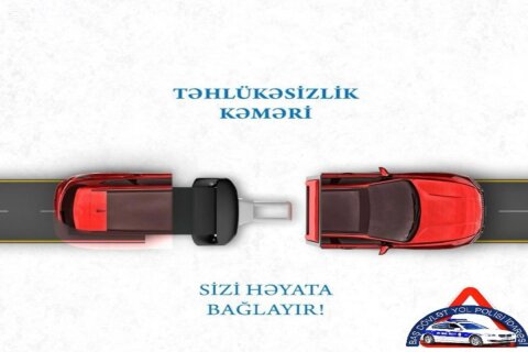 Qəzalarda ölən hər 3 nəfərdən 1-i təhlükəsizlik kəmərini bağlamayıb